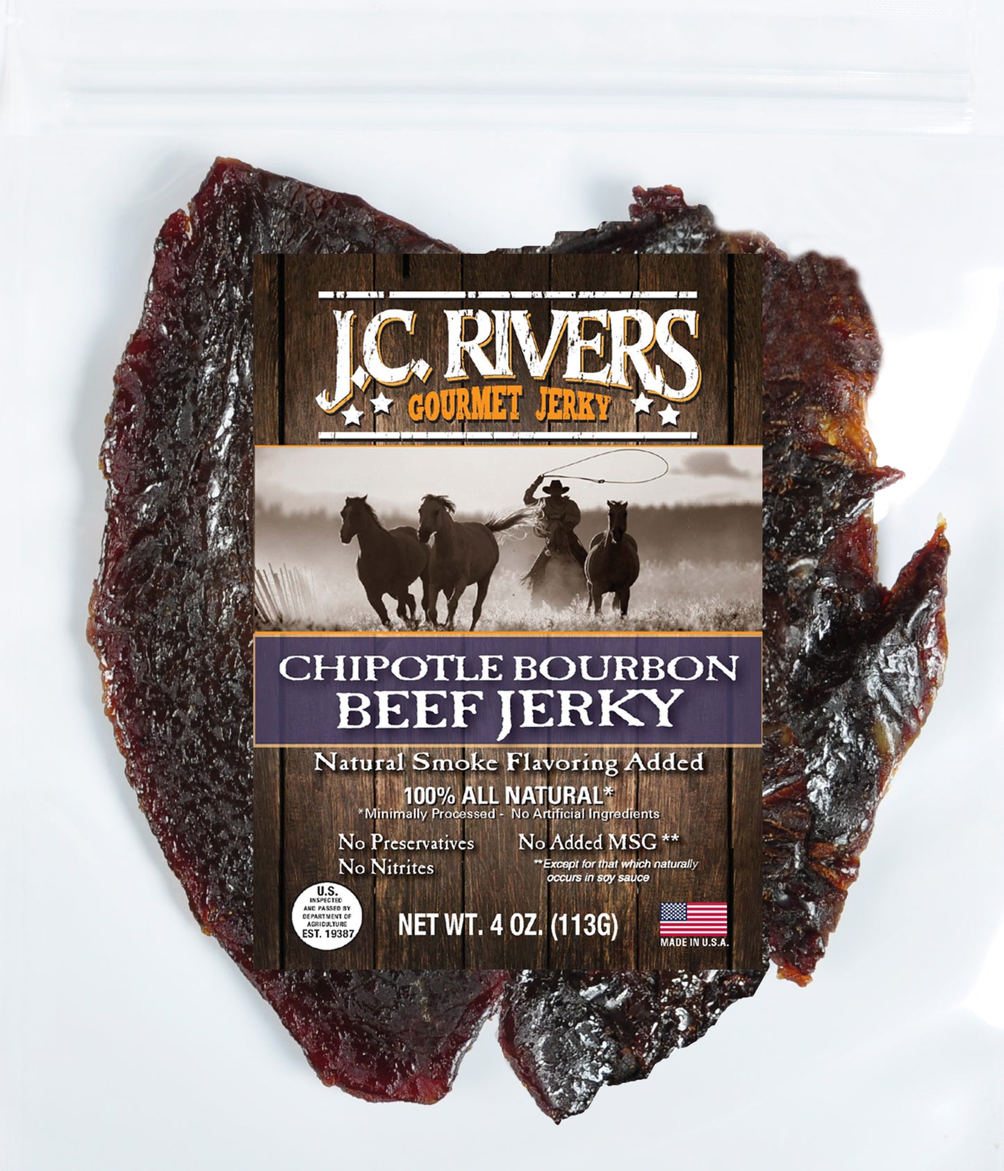 Chipotle Bourbon Beef Jerky